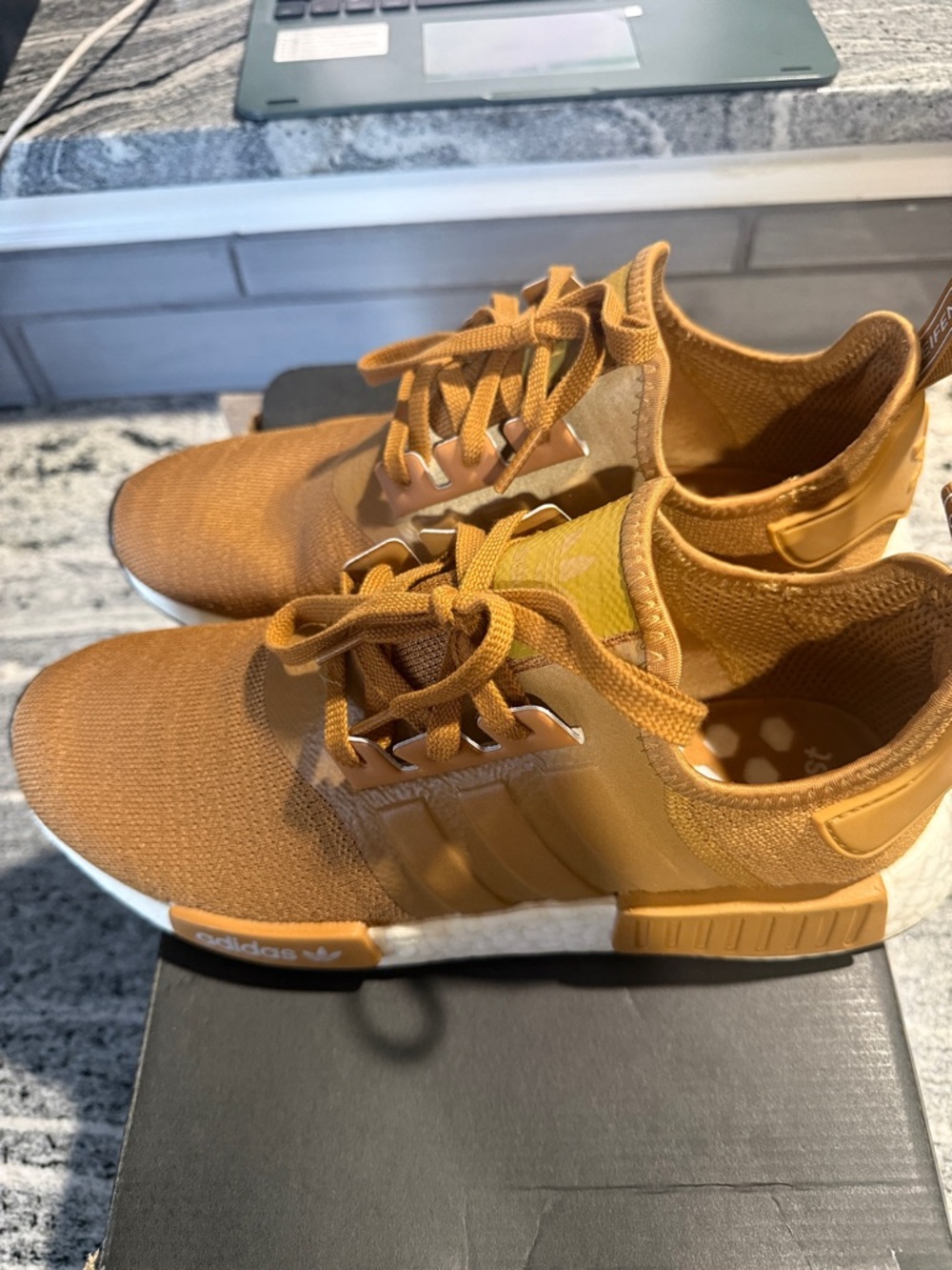 adidas NMD R1 “Mesa” Sneakers in Caramel - Picture 5 of 5